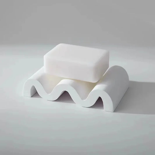 Porte-savon ciment industriel design béton brut 