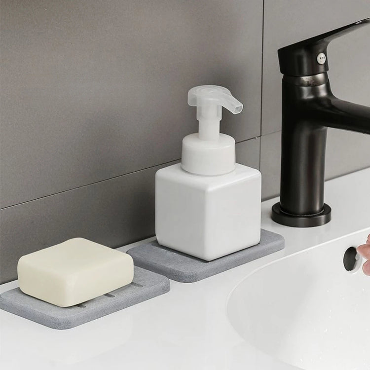 Porte-savon absorbant hygiénique surface toujours sèche - innovation salle de bain prolonge durée savons
