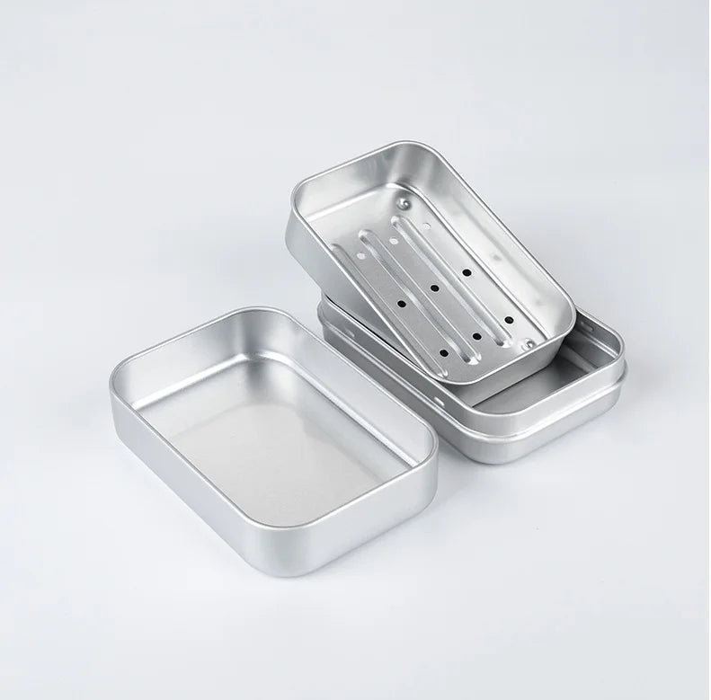Porte-savon aluminium premium anti-corrosion - design épuré moderne installation simple salle de bain

