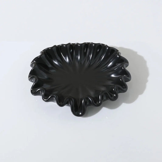 Porte-Savon Noir Élégant Mat - Design Moderne Sophistiqué