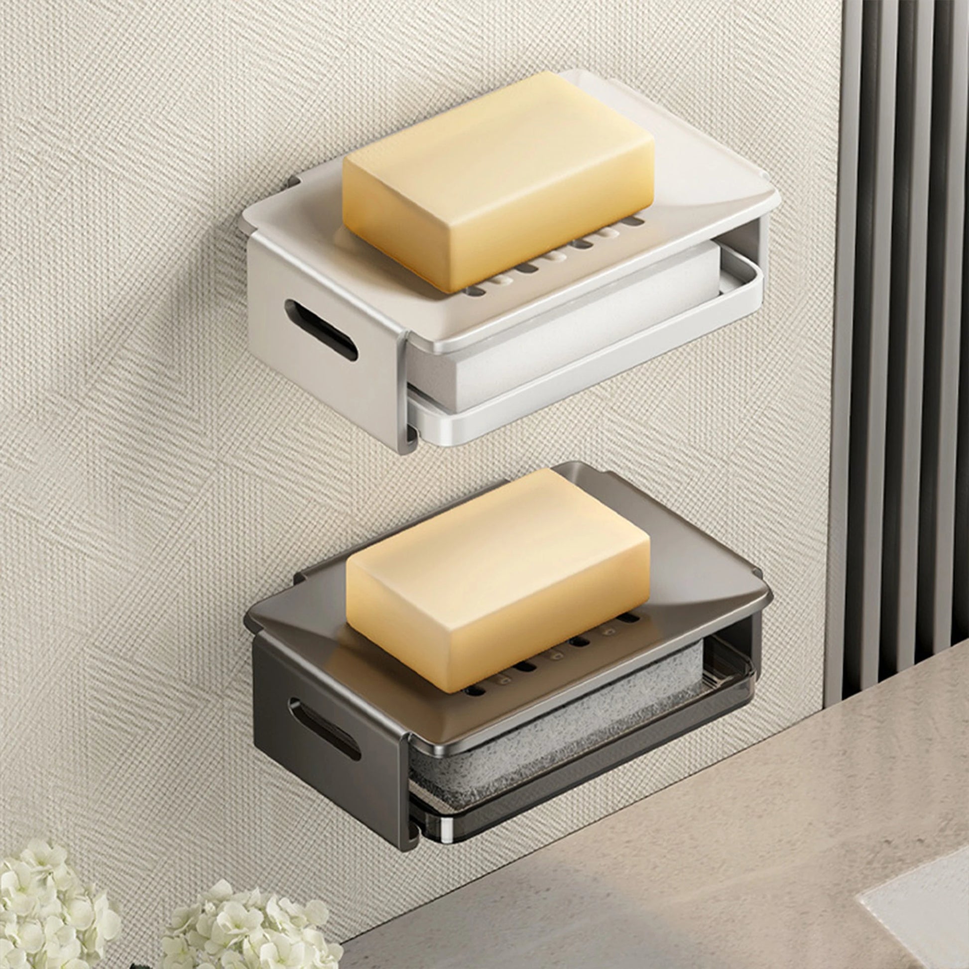  "Boîte porte-savon voyage compacte - dimensions et portabilité pour déplacements"