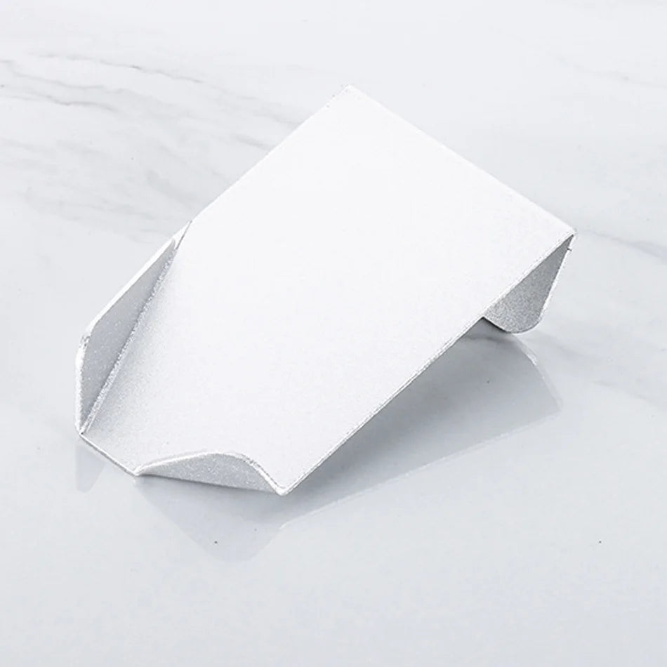 Porte-savon sans perçage vue détaillée - Adhésif repositionnable surfaces lisses
