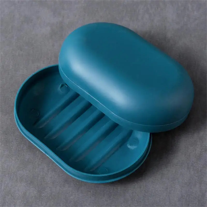 Porte-savon bleu design contemporain - Lignes épurées fraîcheur moderne
