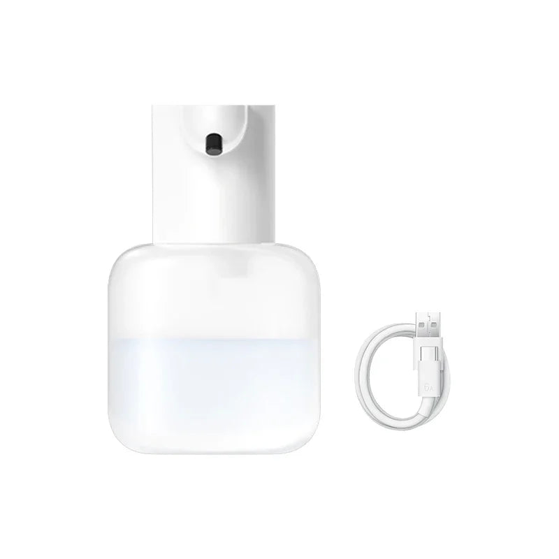 Distributeur savon automatique premium - vue détaillée du capteur infrarouge et design moderne
