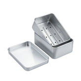 Porte-savon aluminium premium design moderne ultra-léger 74g - résistant corrosion salle de bain contemporaine
