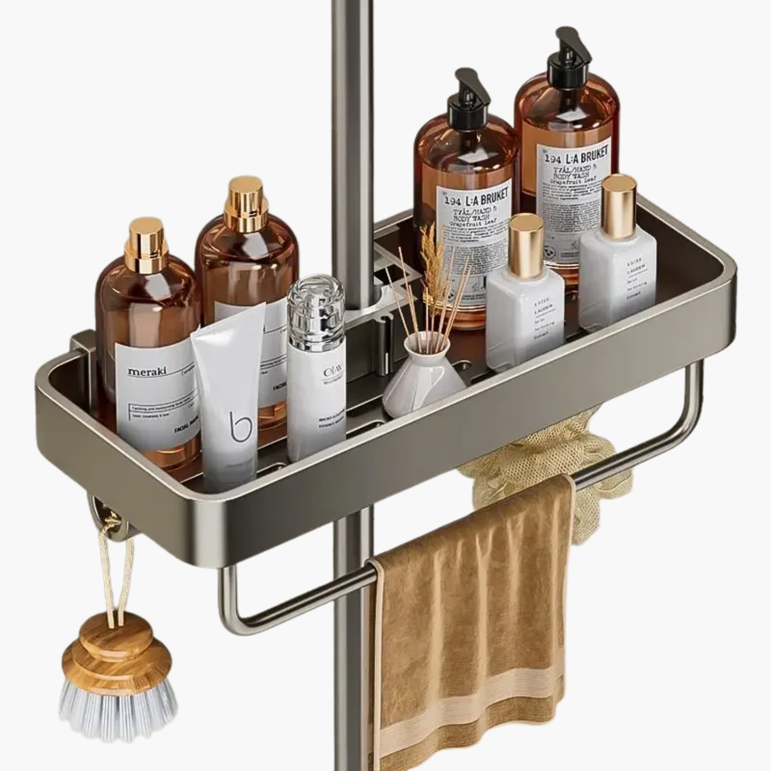 Support porte-savon douche premium base stable antidérapant - 312g résistant