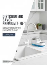 Bannière promotionnelle Distributeur Savon Premium