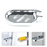 Barre de douche avec porte-savon intégré révolutionnaire - ultra-légère ergonomique brevetée optimise espace douche
