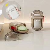 Boîte porte-savon voyage hermétique ultra-légère - Protection étanche savons nomade
