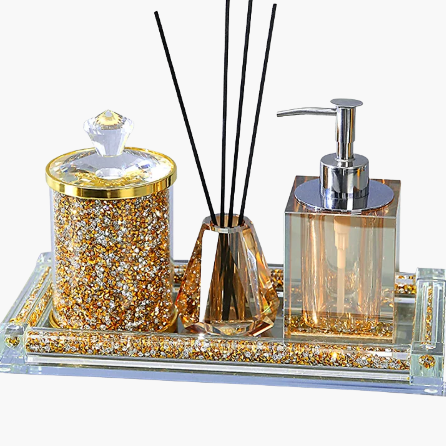 Éclat porte-savon paillettes brillant premium, finition scintillante glamour décoratif