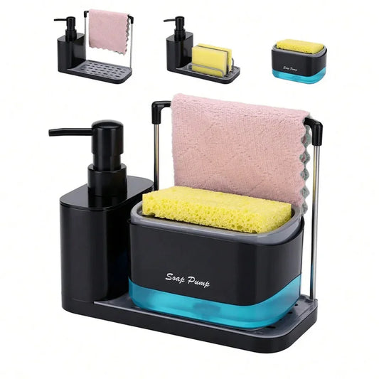 distributeur savon porte eponge