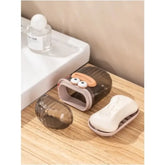 Gobelet porte-savon design premium moderne élégant - Accessoire salle de bain contemporain fonctionnel drainage optimal
