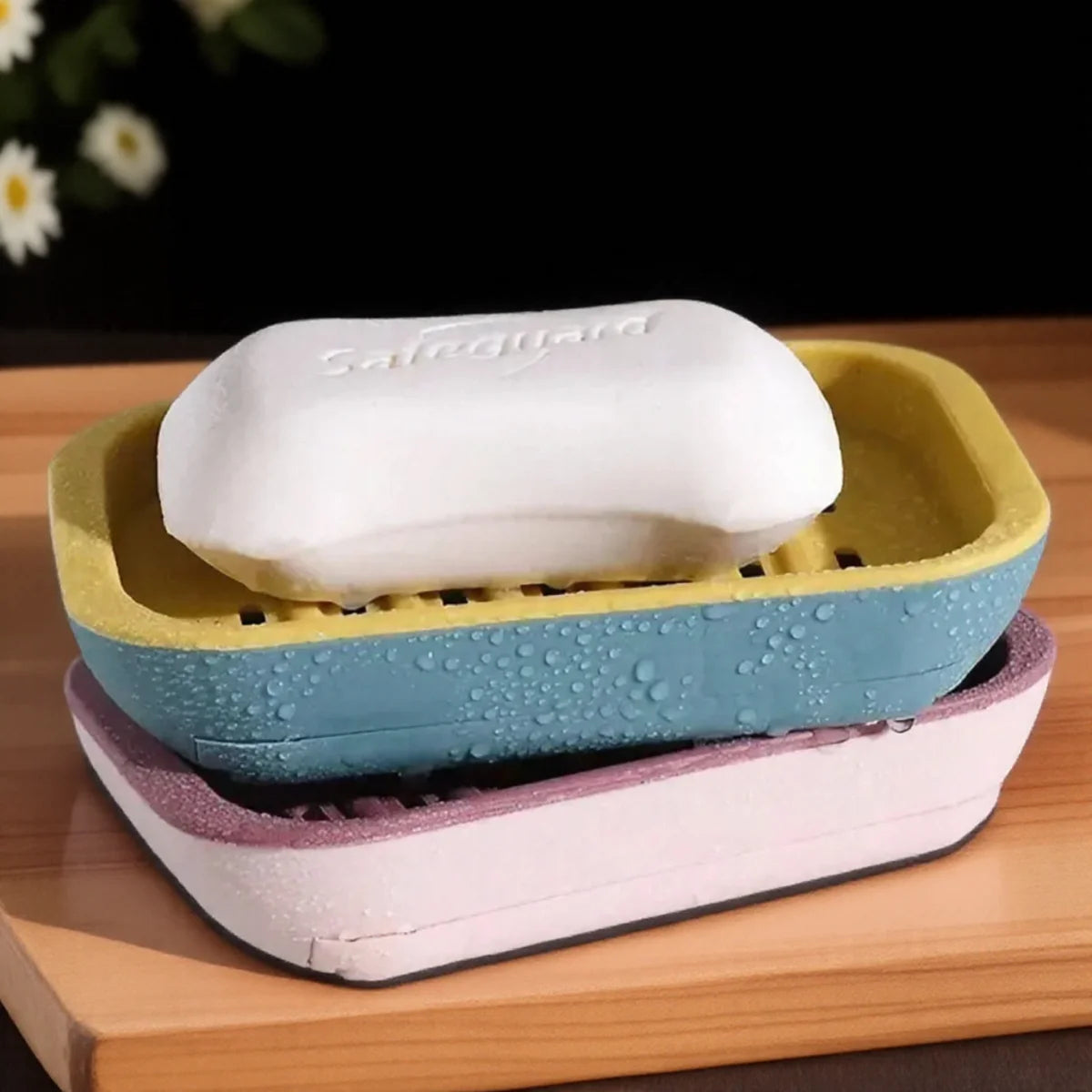 porte savon avec trou