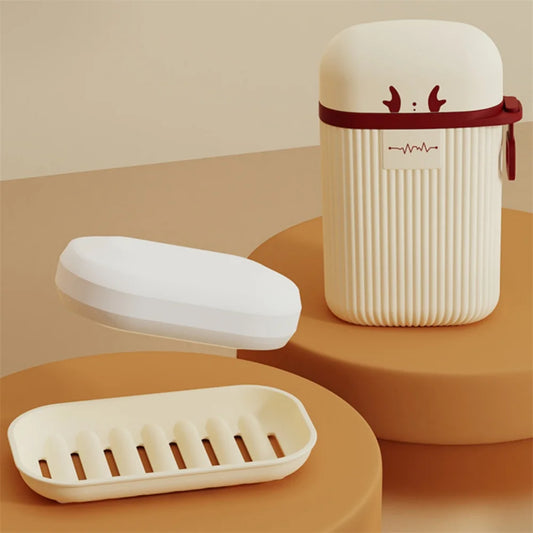porte savon beige