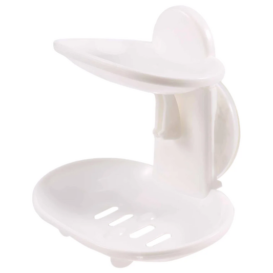 porte savon blanc