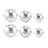 Porte-savon boule premium design sphérique original - Moderne élégant sculptural accessoire salle de bain géométrique
