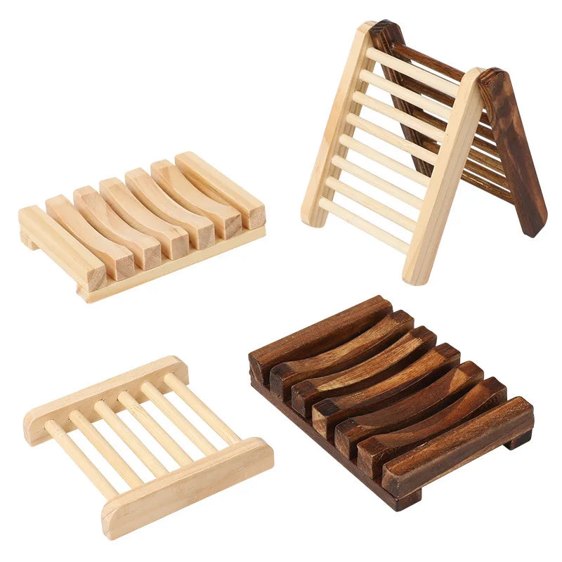 porte savon douche bambou
