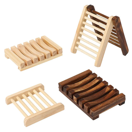 porte savon douche bambou