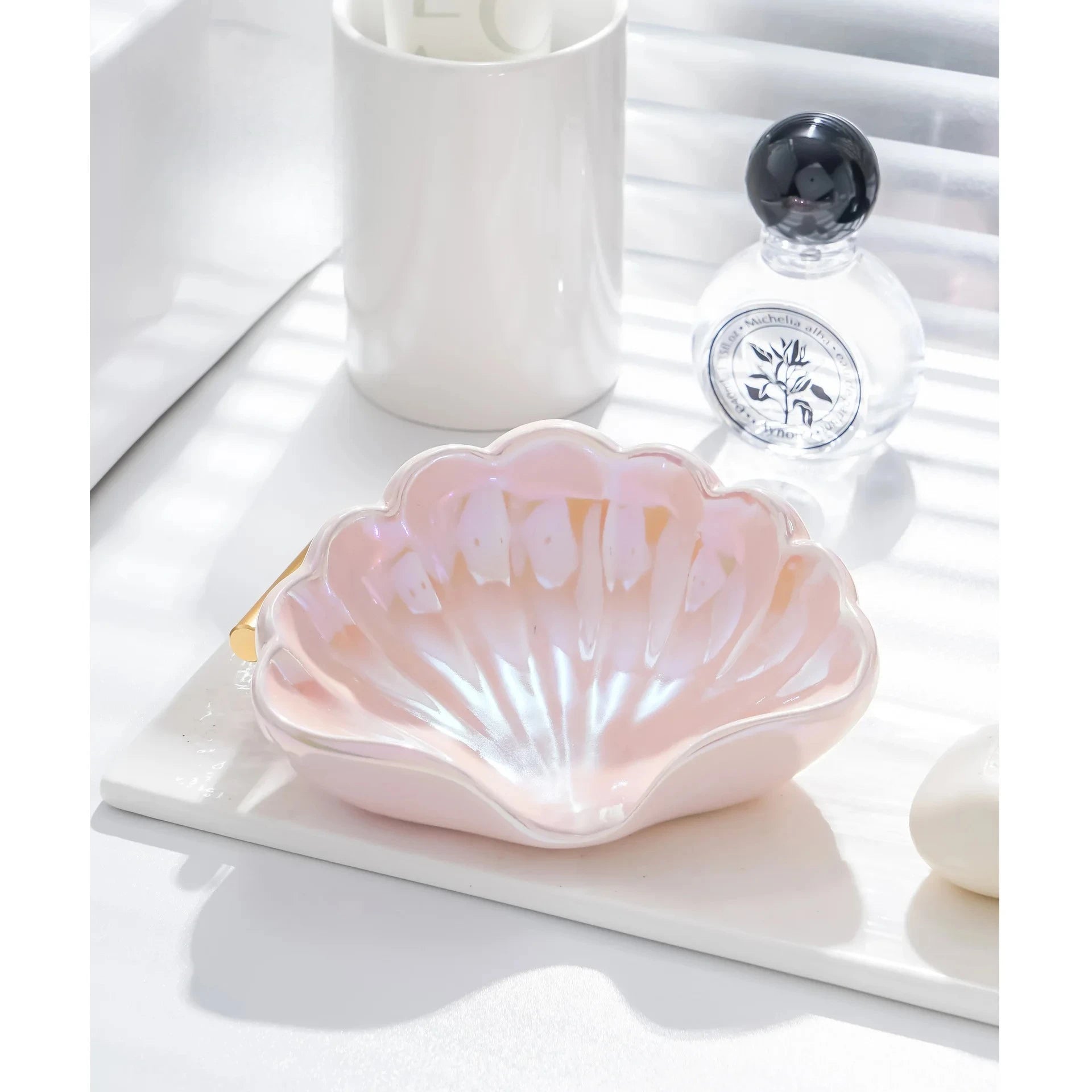 porte savon forme coquillage