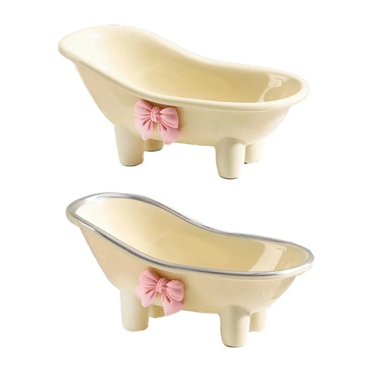porte savon forme de baignoire