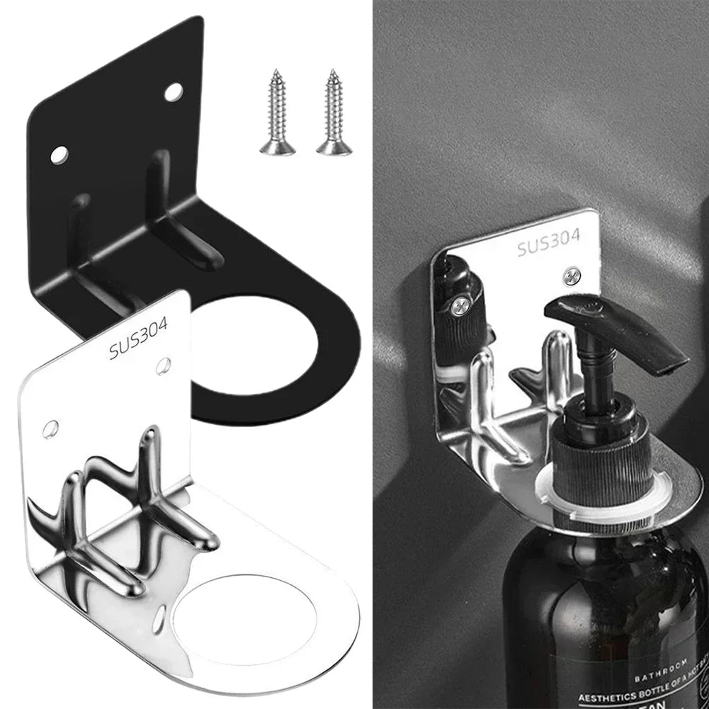Porte-bouteille mural et porte savon gel douche