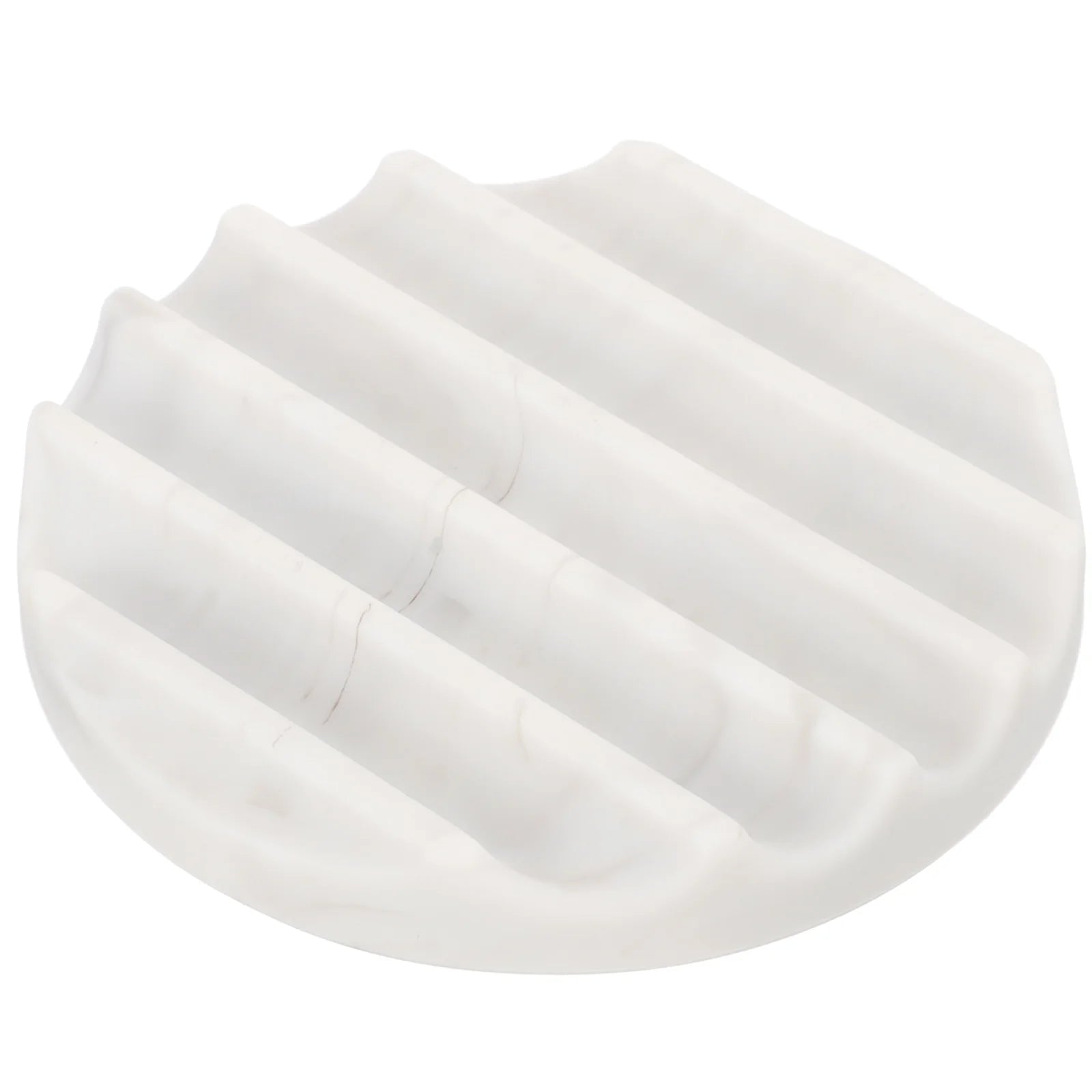 Porte-savon en marbre naturel premium avec veines uniques, élégant accessoire de salle de bain luxueux